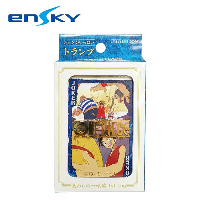 航海王 壓克力盒 撲克牌 日本製 草帽海賊團 海賊王 ONE PIECE ENSKY - 航海王