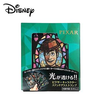 迪士尼 皮克斯 彩繪 透光 撲克牌 玩具總動員 胡迪 三眼怪 Tenyo