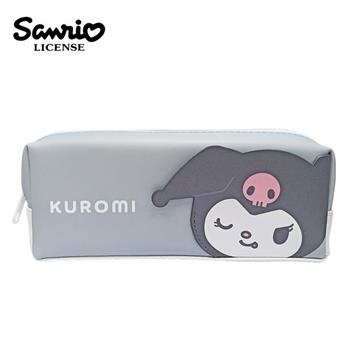 酷洛米 皮質筆袋 鉛筆盒 筆袋 庫洛米 Kuromi 三麗鷗 Sanrio