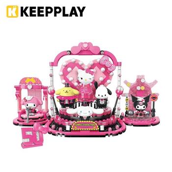 KEEPPLAY 場景積木 三麗鷗 50周年紀念 閃耀百老匯 積木公仔 益智玩具 玩具 啟蒙積木