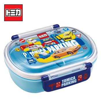 TOMICA 單層便當盒 日本製 360ml 分隔便當盒 可微波飯盒 多美小汽車 Skater