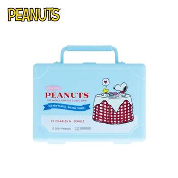 史努比 行李箱造型 便條本 1種圖樣 便條紙 收納盒 小物收納 Snoopy PEANUTS
