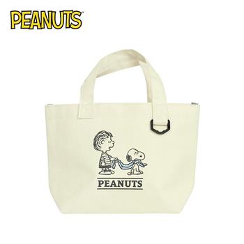 史努比 帆布手提袋 便當袋 午餐袋 查理布朗 糊塗塌客 Snoopy PEANUTS
