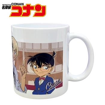 名偵探柯南 陶瓷 馬克杯 375ml 日本製 咖啡杯 波洛咖啡廳 江戶川柯南 安室透 TWINCRE