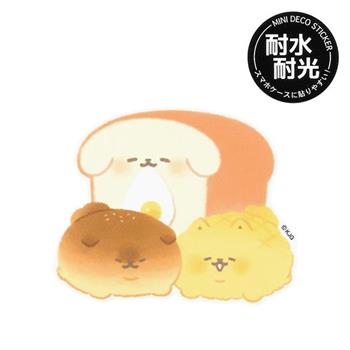 麵包胖犬 防潑水 貼紙 日本製 行李箱貼 手帳貼 裝飾貼紙 狗狗 麵包 麵包胖胖犬