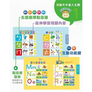 小牛津-手指點讀認知書(ㄅㄆㄇ/ABC/123)