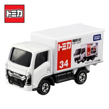 TOMICA NO.34 五十鈴 ELF 廣告車 貨車 ISUZU 玩具車 多美小汽車