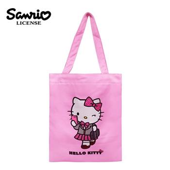 凱蒂貓 肩背提袋 肩背包 托特包 手提袋 Hello Kitty 三麗鷗 SANRIO
