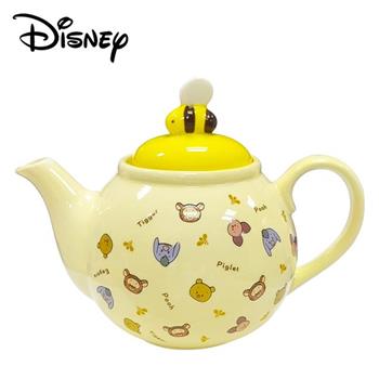 小熊維尼 陶瓷 茶壺 500ml 附濾網 濾茶壺 造型茶壺 維尼 Winnie 迪士尼 Disney