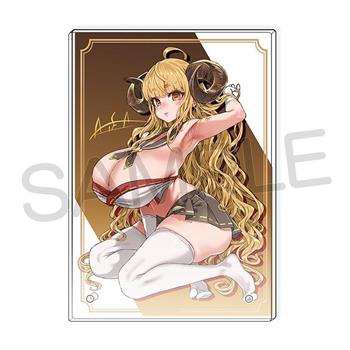 SiE超繪展 朝凪 A5燙金壓克力畫板-金色捲髮款