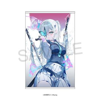 SiE超繪展 美和野らぐ 直式12色掛軸-蝶與少女款