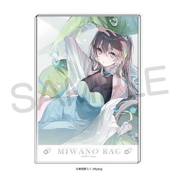 SiE超繪展 美和野らぐ A5壓克力畫板-荷葉少女款