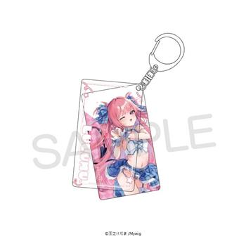 SiE超繪展 玉之けだま 雙層壓克力鑰匙圈-啦啦隊款