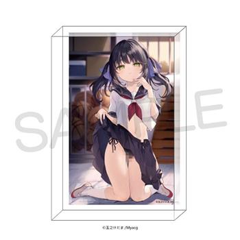 SiE超繪展 玉之けだま 壓克力磚-栖寅掀裙款