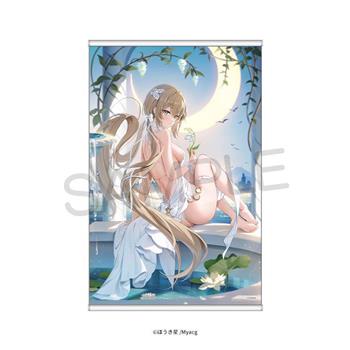 SiE超繪展 ほうき星 直式12色掛軸-彎月少女款