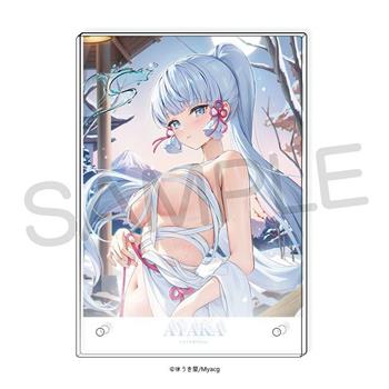 SiE超繪展 ほうき星 A5壓克力畫板-雪夜溫泉款