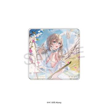 SiE超繪展 ほうき星 壓克力杯墊-少女寫生款