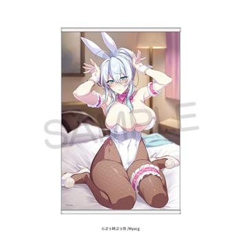 SiE超繪展 ぷぅ崎ぷぅ奈 直式12色掛軸-雪乃兔女郎款