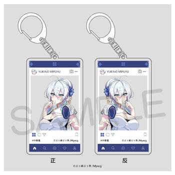 SiE超繪展 ぷぅ崎ぷぅ奈 SNS風鑰匙圈-雪乃旗袍款