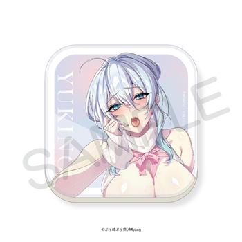 SiE超繪展 ぷぅ崎ぷぅ奈 圓角方形吸水杯墊-雪乃童貞毛衣(色色)款