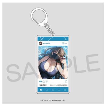 SiE超繪展 きただりょうま SNS風鑰匙圈-海灘比基尼款