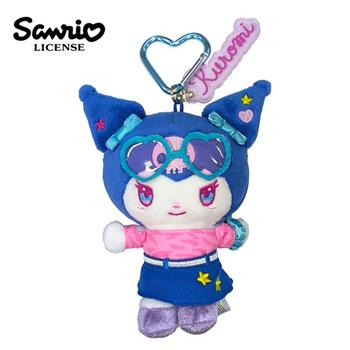 酷洛米 眼鏡造型 玩偶吊飾 娃娃 絨毛玩偶 庫洛米 Kuromi 三麗鷗 SANRIO