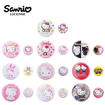凱蒂貓 50周年紀念徽章 B系列 2入組 日本製 別針 胸章 Hello Kitty 三麗鷗