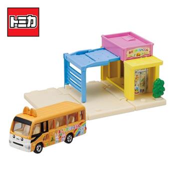 TOMICA 新城鎮 幼稚園校車組 內附小車 城鎮系列 場景玩具 幼稚園車組 多美小汽車