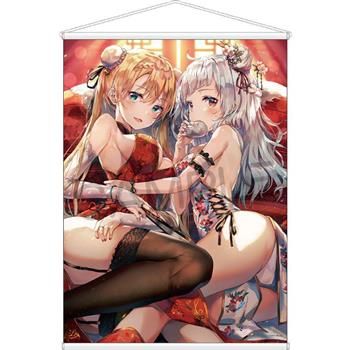 ふわり2025 直式B2掛軸-旗袍雙姝ver.