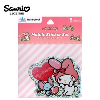 三麗鷗 防潑水 貼紙包 手機貼紙 平板貼紙 筆電貼紙 行李貼 雷射貼紙 裝飾貼紙 凱蒂貓 美樂蒂