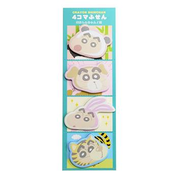 蠟筆小新 四格迷你便條紙 4種圖樣 便條紙 便利貼 表情貼 野原新之助 小白 小葵
