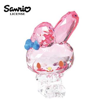 Enesco 美樂蒂 閃閃發光塑像 公仔 精品雕塑 透明塑像 My Melody 三麗鷗