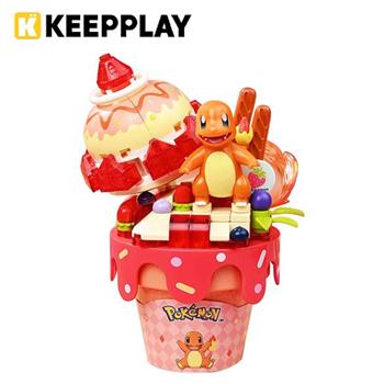 KEEPPLAY 積木公仔 寶可夢 甜筒系列 小火龍 益智玩具 玩具 啟蒙積木 神奇寶貝 Qman