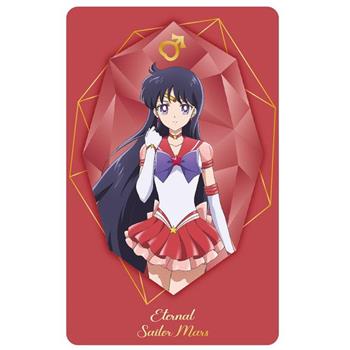 劇場版美少女戰士Cosmos悠遊卡-永恆水手火星(透明卡)【受託代銷】