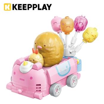 KEEPPLAY 積木公仔 角落生物 氣球小車系列 炸豬排與炸蝦 益智玩具 啟蒙積木 角落小夥伴