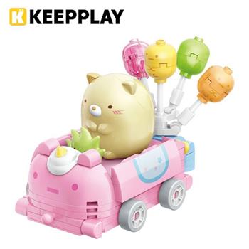 KEEPPLAY 積木公仔 角落生物 氣球小車系列 小貓與小草 益智玩具 玩具 啟蒙積木 角落小夥伴