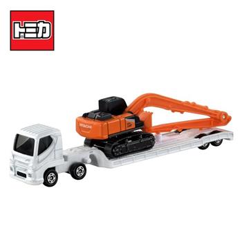 TOMICA NO.143 日立建機 ZX210-7 SLF 重機搬送車 玩具車 長盒 多美小汽車