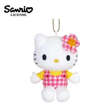 凱蒂貓 千鳥格系列 玩偶吊飾 吊飾 娃娃 絨毛玩偶 Hello Kitty 三麗鷗 Sanrio