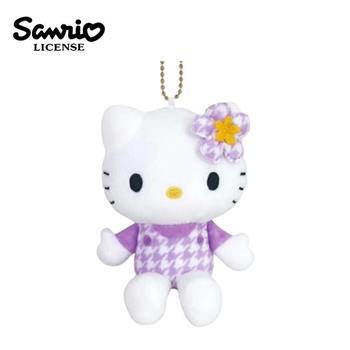 凱蒂貓 千鳥格系列 玩偶吊飾 吊飾 娃娃 絨毛玩偶 Hello Kitty 三麗鷗 Sanrio
