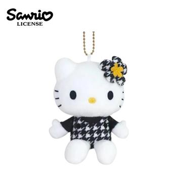 凱蒂貓 千鳥格系列 玩偶吊飾 吊飾 娃娃 絨毛玩偶 Hello Kitty 三麗鷗 Sanrio