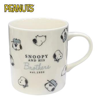 史努比 陶瓷 馬克杯 340ml 咖啡杯 Snoopy PEANUTS