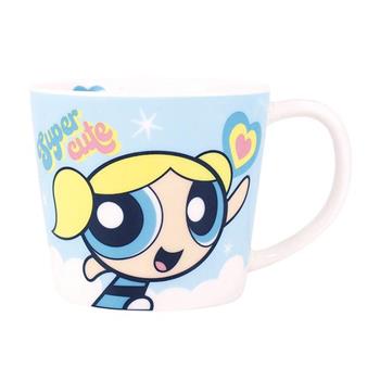 飛天小女警 寬口馬克杯 290ml 馬克杯 寬口杯 咖啡杯 花花 泡泡 毛毛