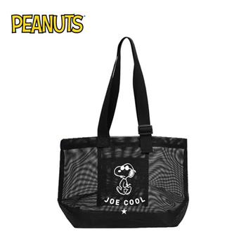 史努比 網狀 托特包 肩背包 手提袋 Snoopy PEANUTS
