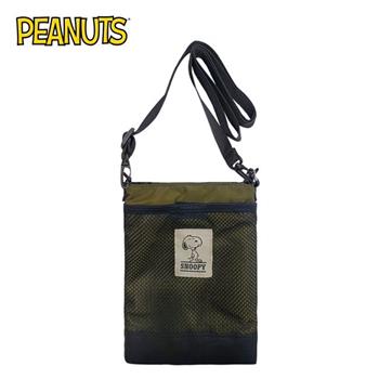 史努比 尼龍 隨身側背包 斜背包 側背包 隨身小包 Snoopy PEANUTS