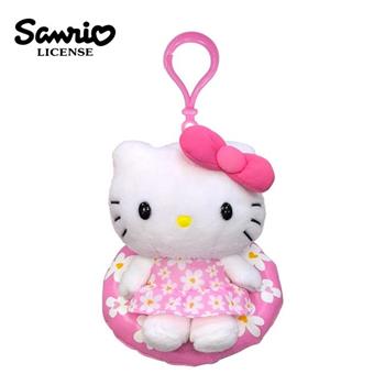 凱蒂貓 花泳圈系列 玩偶吊飾 吊飾 娃娃 絨毛玩偶 Hello Kitty 三麗鷗 Sanrio