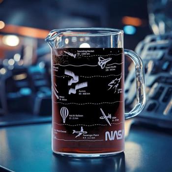 賽先生科學工廠-NASA卡門線大氣層耐熱玻璃燒杯
