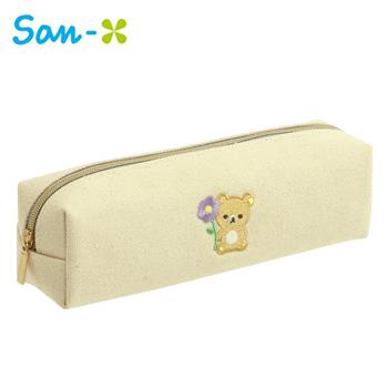 拉拉熊 帆布筆袋 鉛筆盒 筆袋 懶懶熊 Rilakkuma San-X