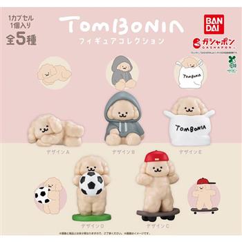 全套5款 Tombonia公仔 扭蛋 轉蛋 公仔 擺飾 貴賓犬 Muck 狗狗 BANDAI 萬代