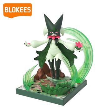 BLOKEES 布魯可積木人 寶可夢 經典版 L系列 魔幻假面喵 公仔 模型 玩具 冒險的序章