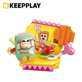 KEEPPLAY 積木公仔 蠟筆小新 零食系列 可愛洋芋片 益智玩具 玩具 野原新之助 啟蒙積木